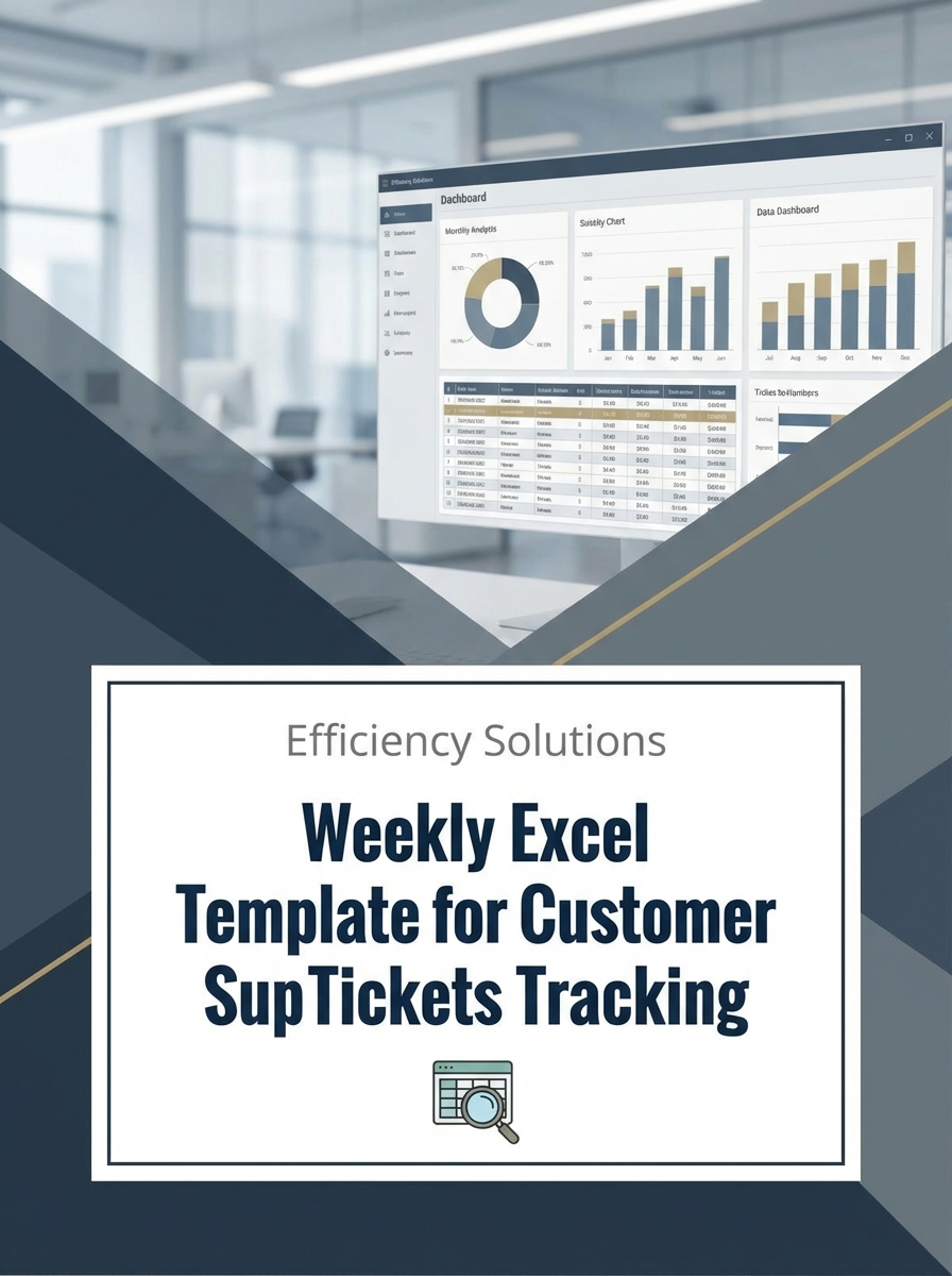 Weekly Excel Template for Customer Support Tickets Tracking