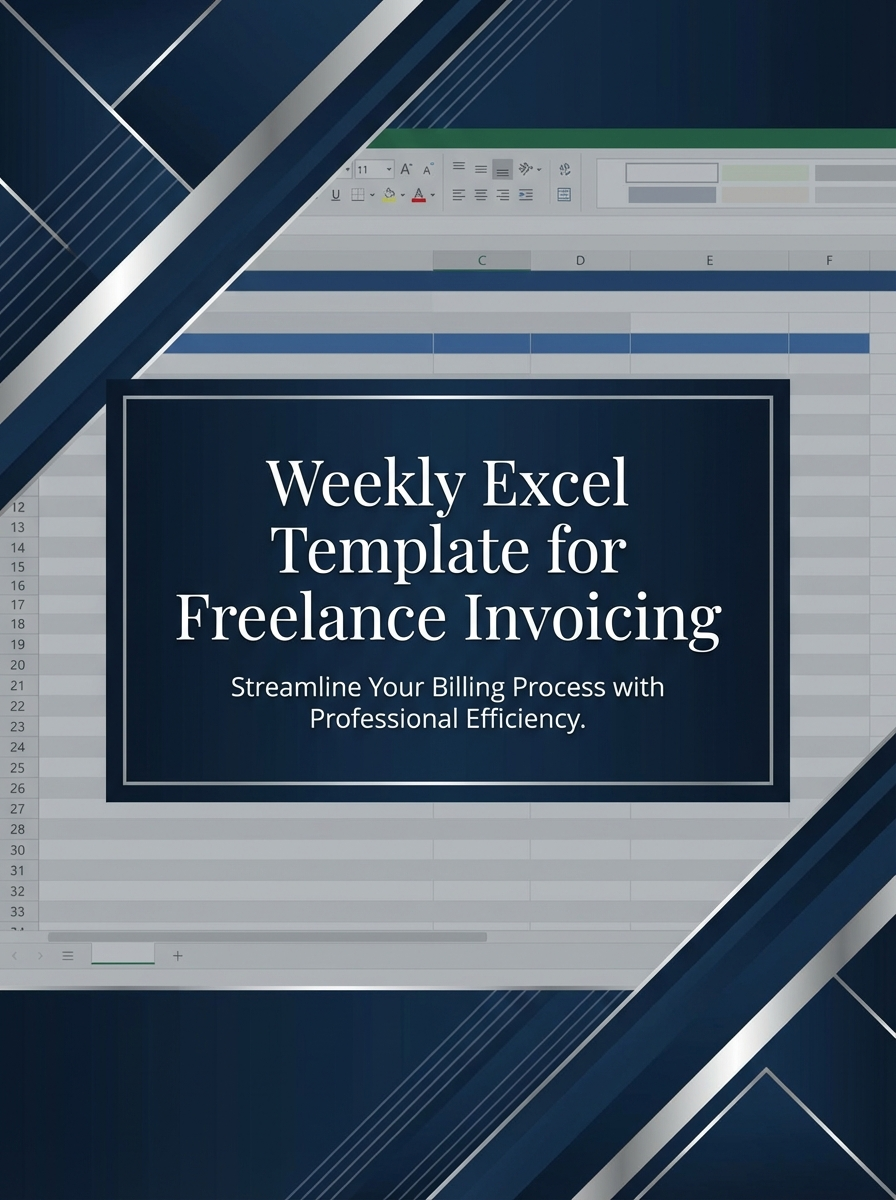 Weekly Excel Template for Freelance Invoicing
