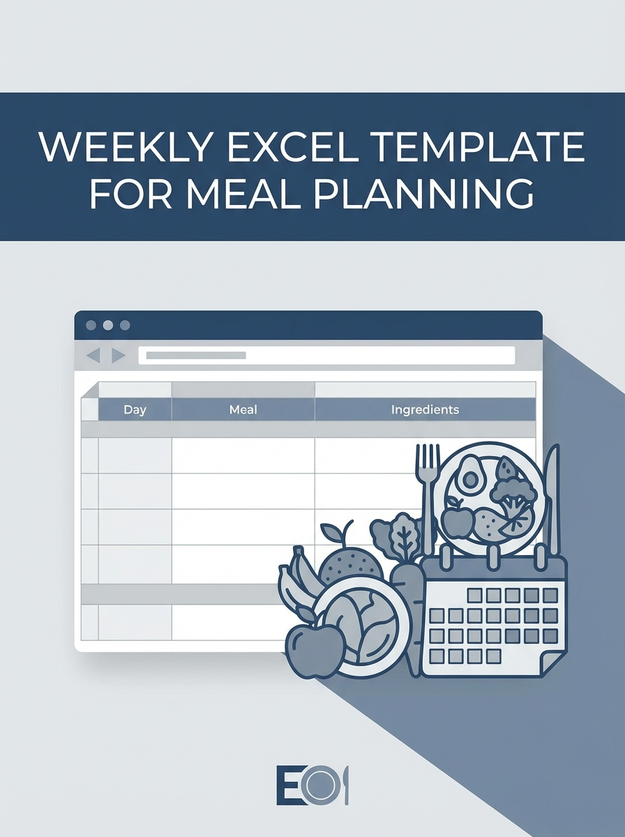 Weekly Excel Template for Meal Planning