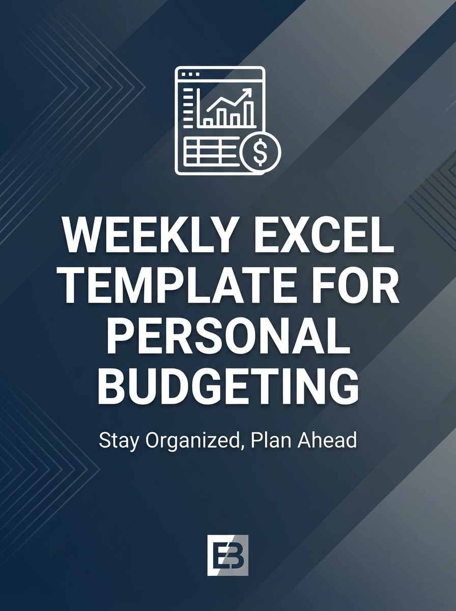 Weekly Excel Template for Personal Budgeting