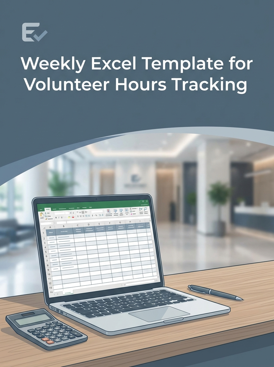 Weekly Excel Template for Volunteer Hours Tracking