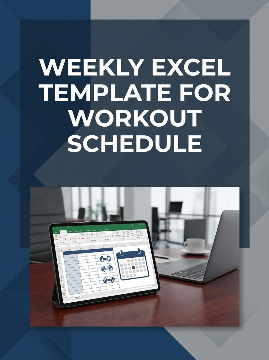 Weekly Excel Template for Workout Schedule