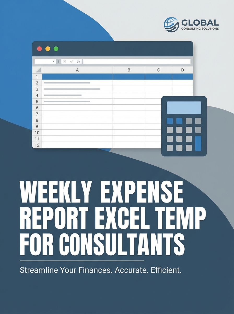 Weekly Expense Report Excel Template for Consultants
