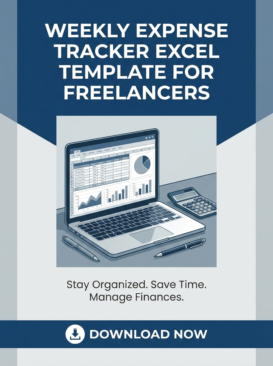 Weekly Expense Tracker Excel Template for Freelancers