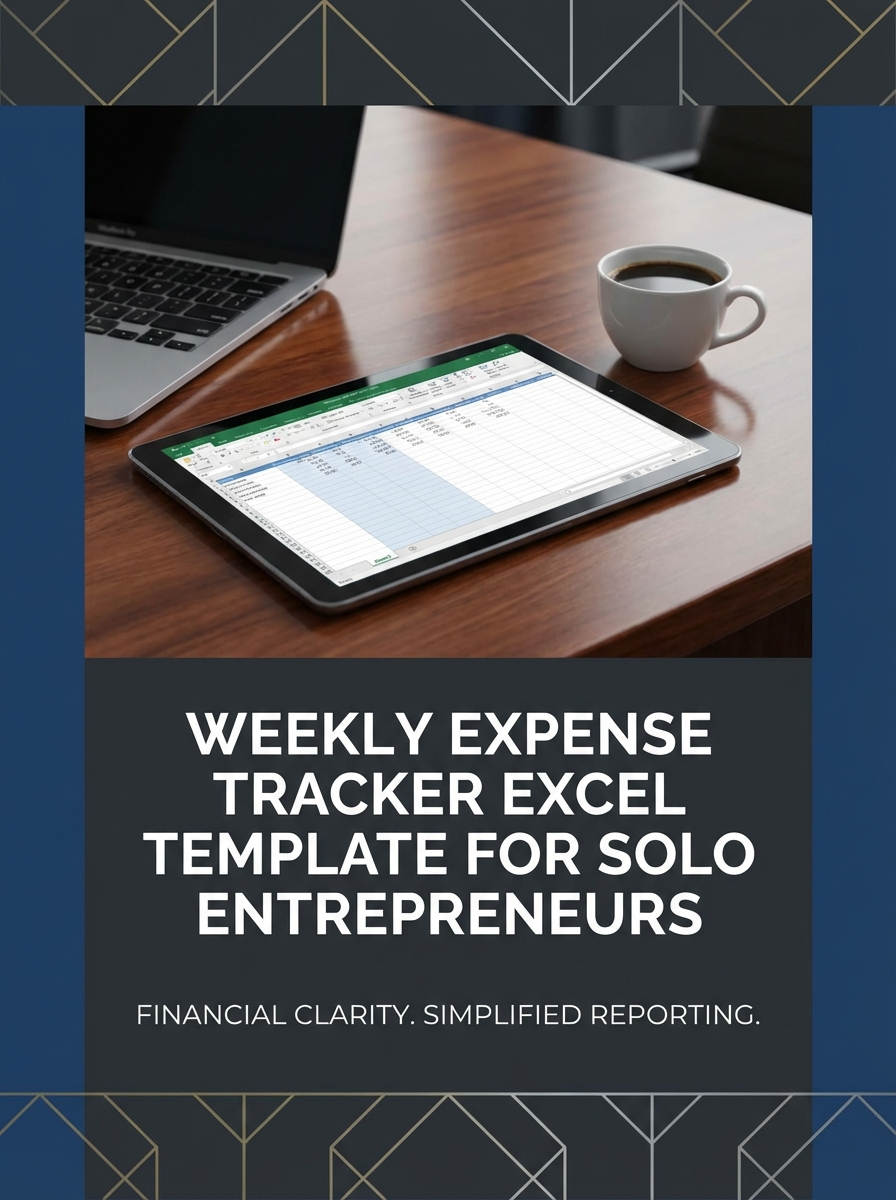 Weekly Expense Tracker Excel Template for Solo Entrepreneurs