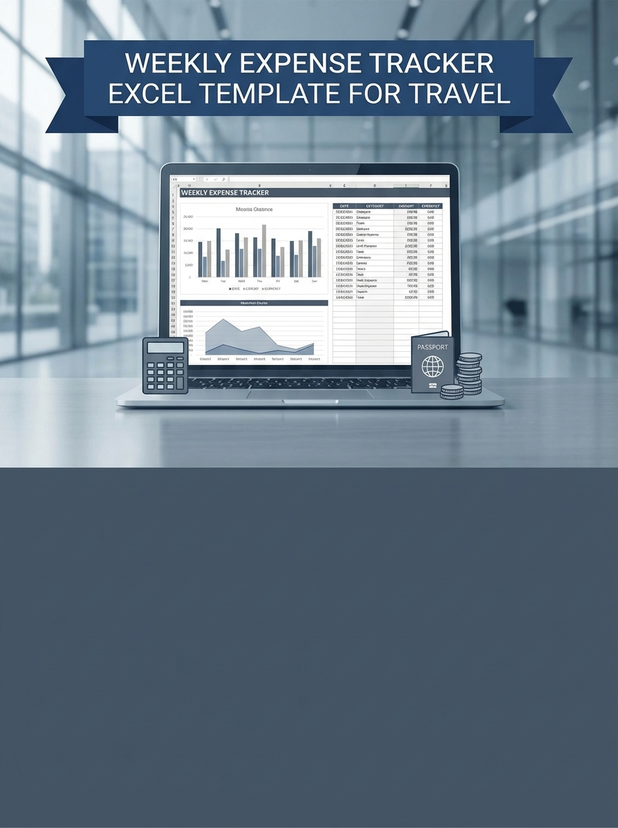 Weekly Expense Tracker Excel Template for Travel