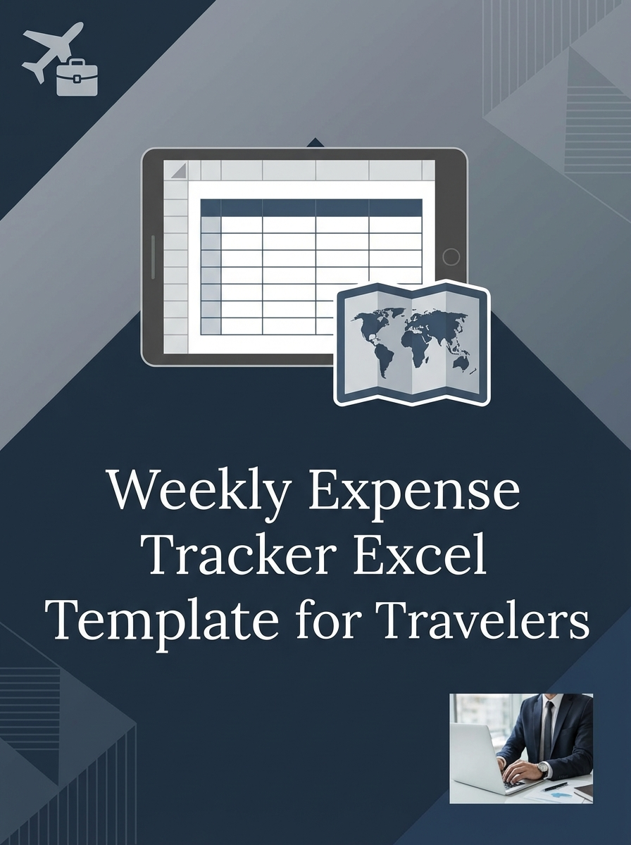 Weekly Expense Tracker Excel Template for Travelers