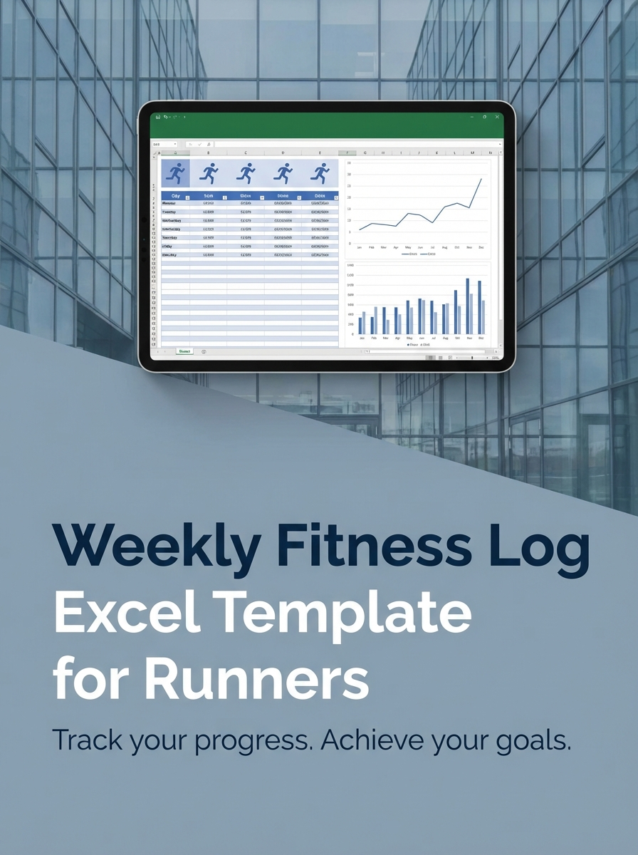 Weekly Fitness Log Excel Template for Runners