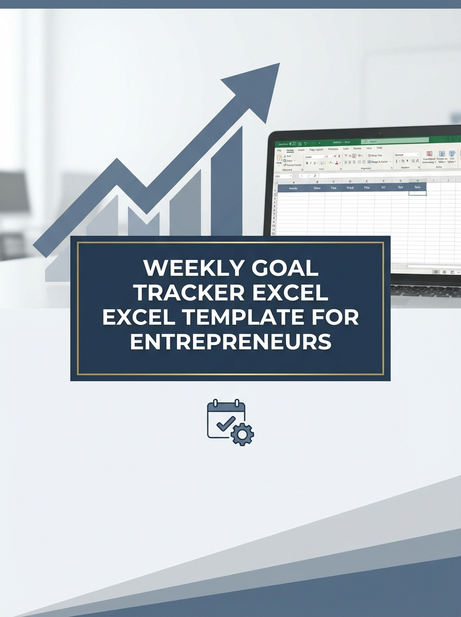 Weekly Goal Tracker Excel Template for Entrepreneurs