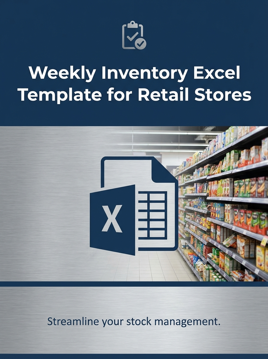 Weekly Inventory Excel Template for Retail Stores