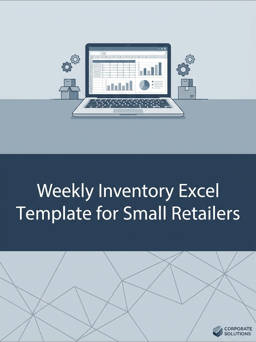 Weekly Inventory Excel Template for Small Retailers