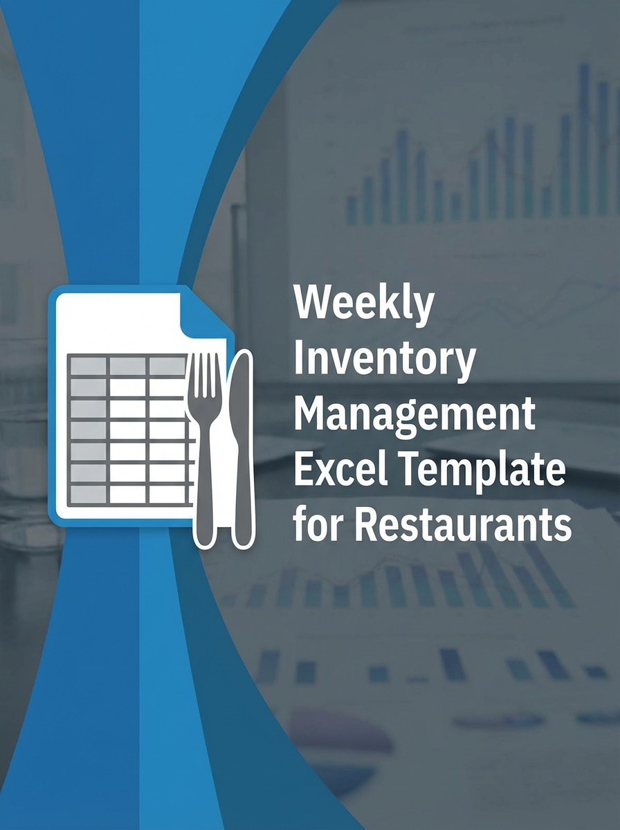Weekly Inventory Management Excel Template for Restaurants