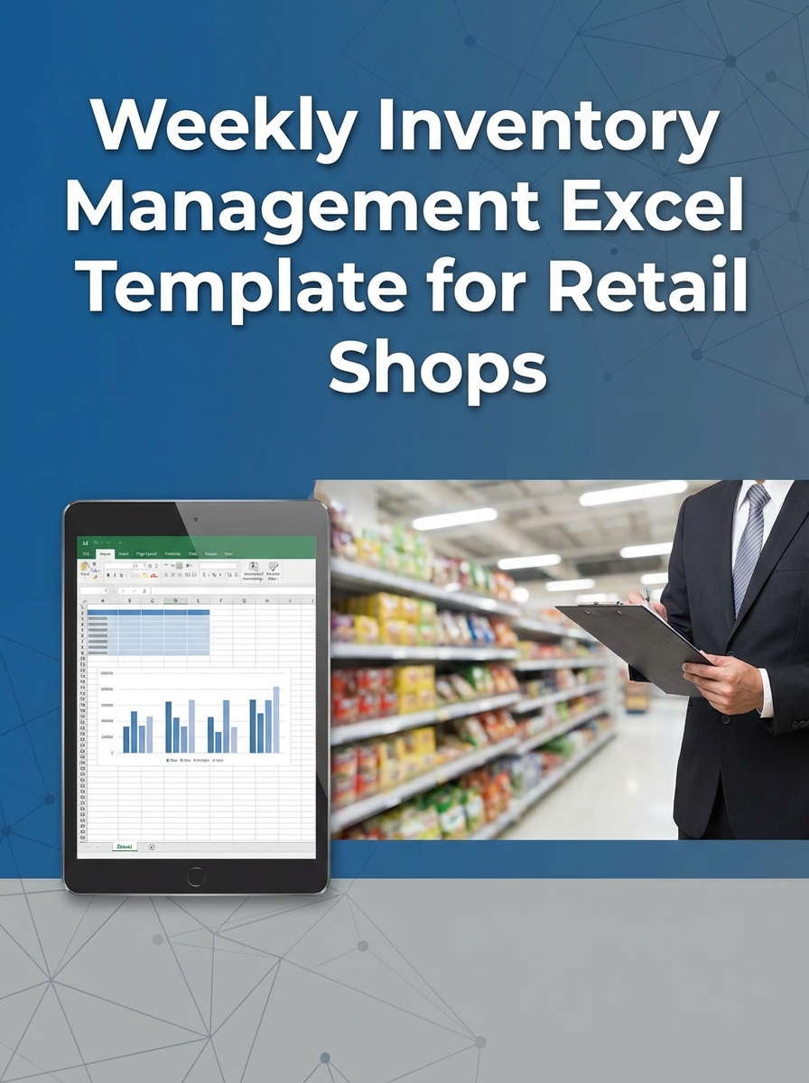 Weekly Inventory Management Excel Template for Retail Shops