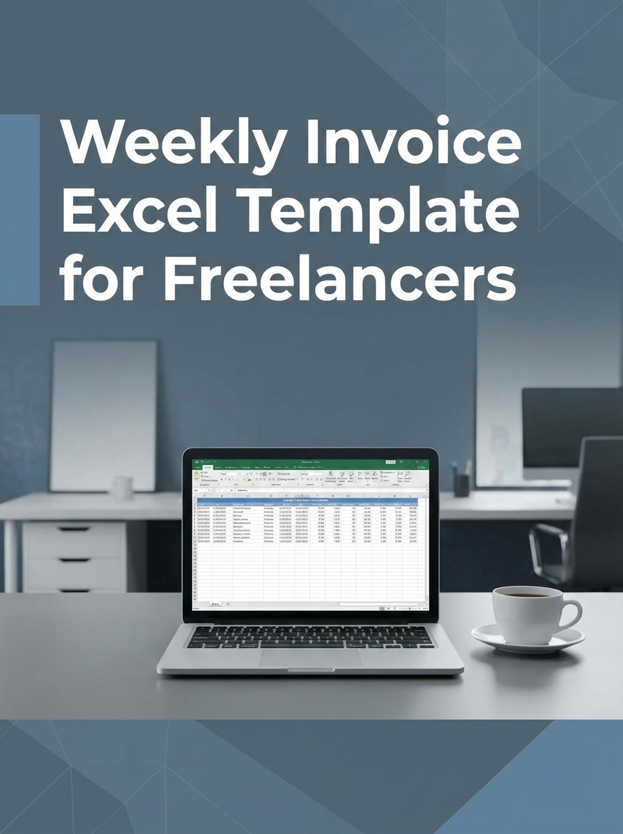 Weekly Invoice Excel Template for Freelancers