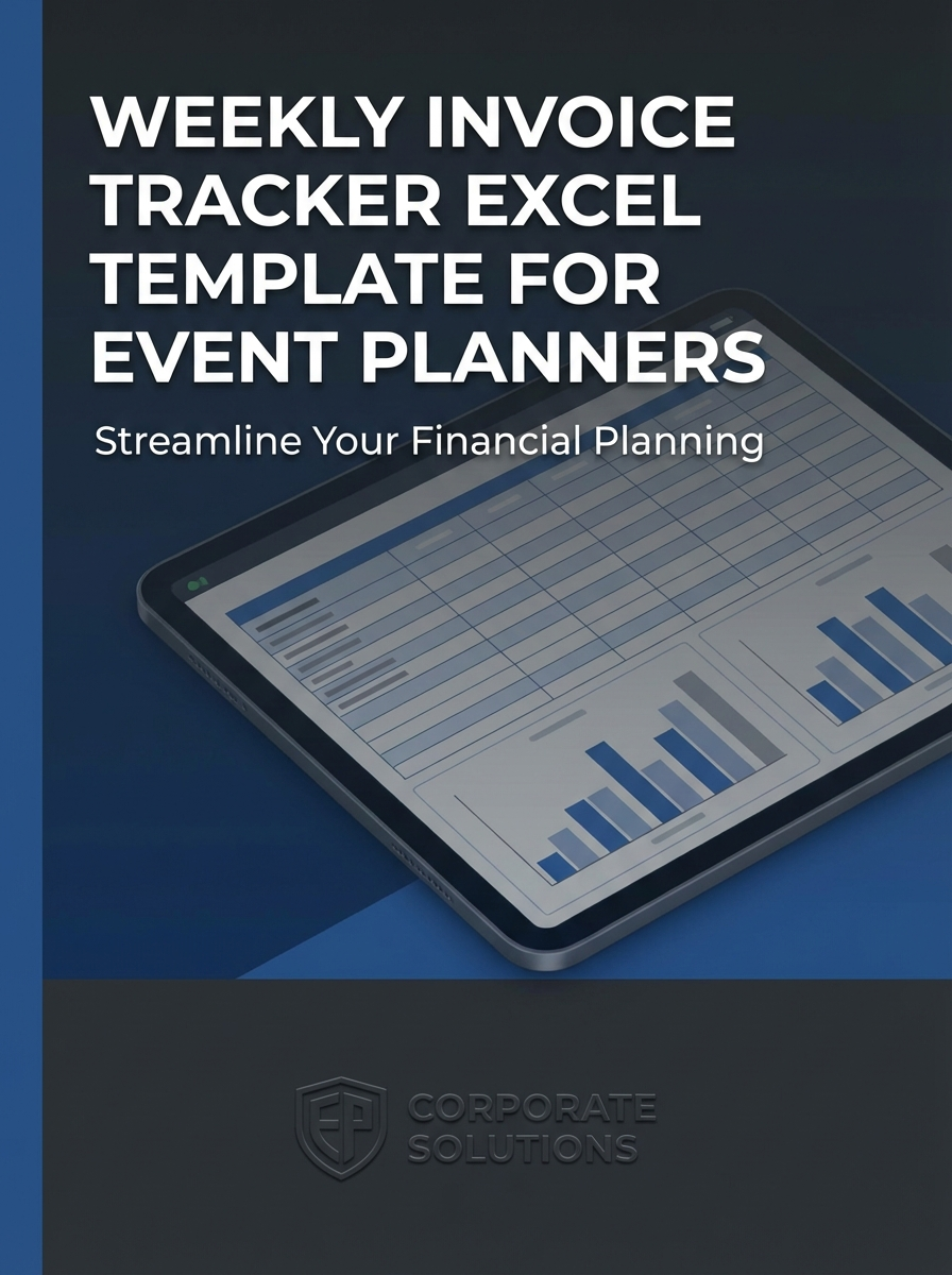 Weekly Invoice Tracker Excel Template for Event Planners