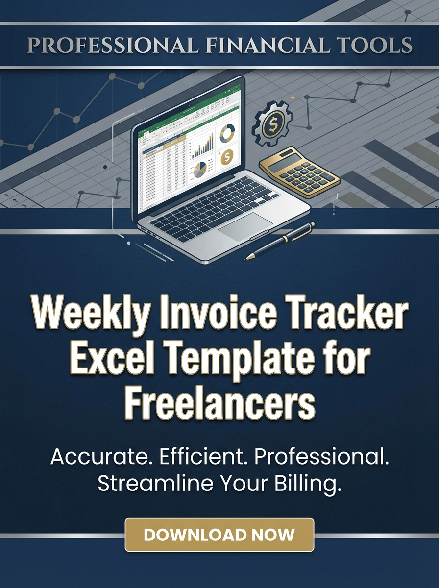 Weekly Invoice Tracker Excel Template for Freelancers