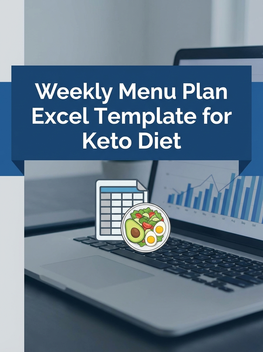 Weekly Menu Plan Excel Template for Keto Diet