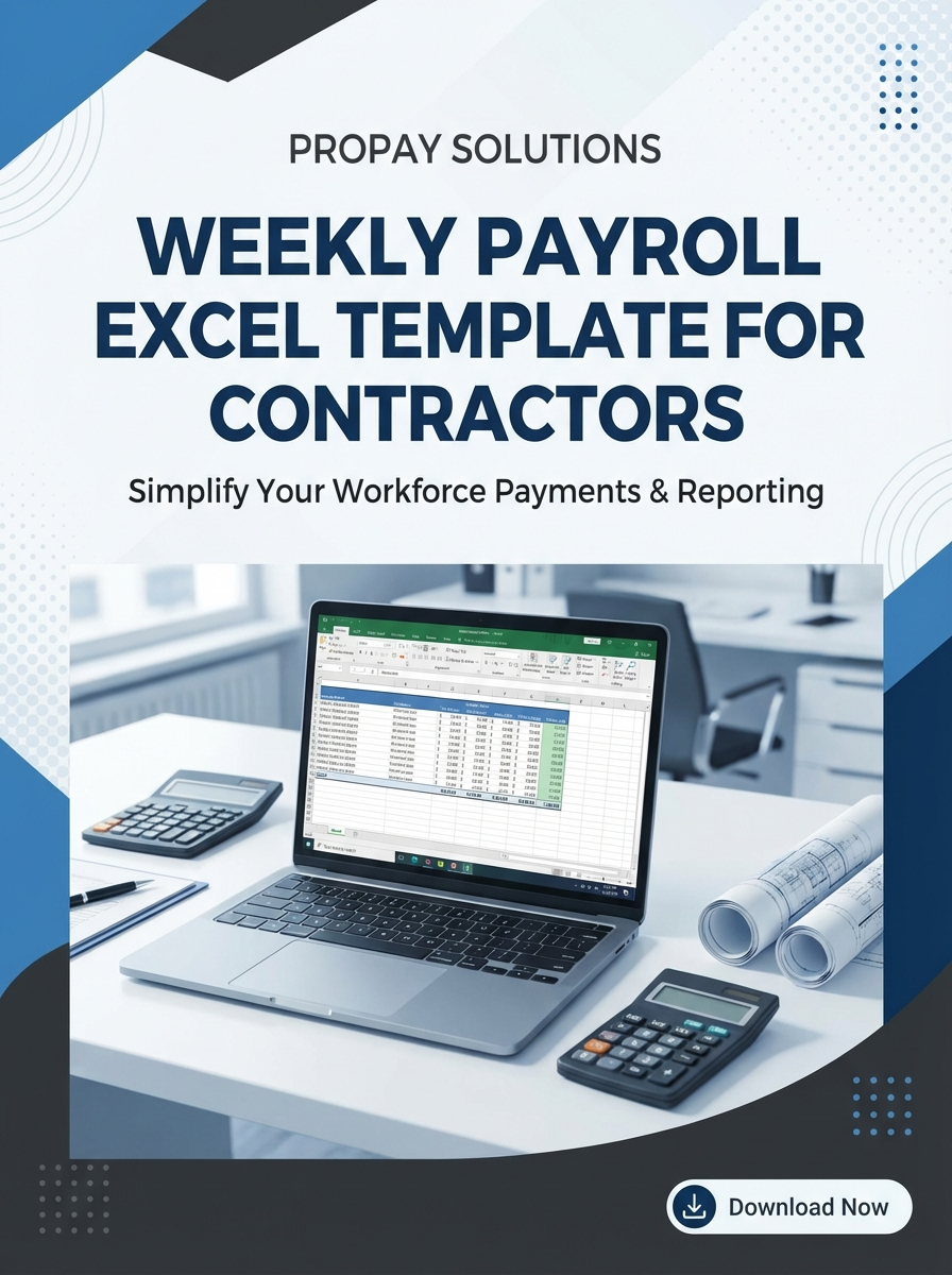 Weekly Payroll Excel Template for Contractors