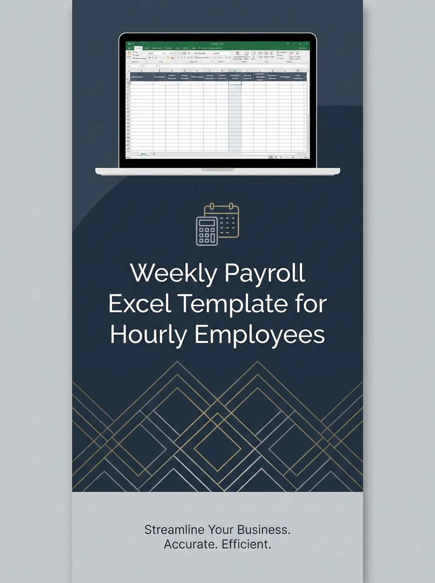 Weekly Payroll Excel Template for Hourly Employees