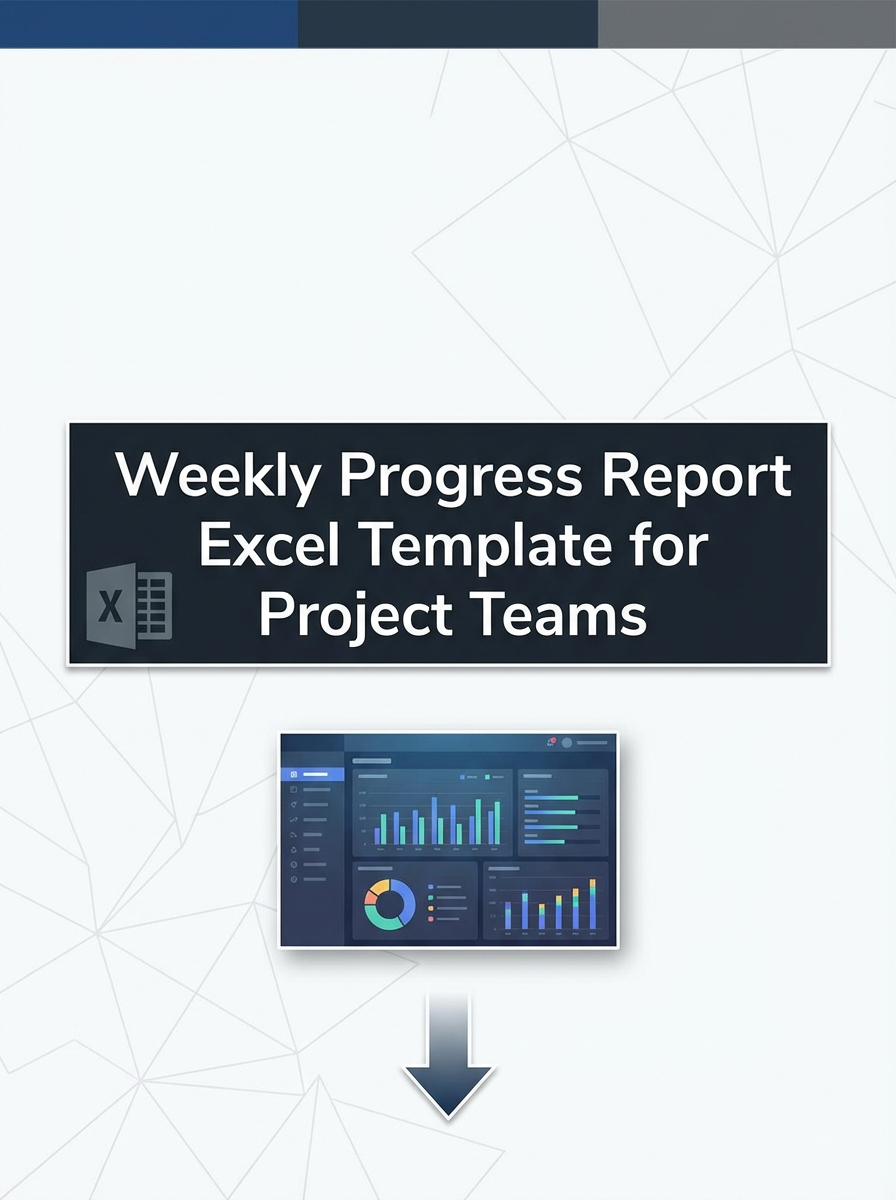 Weekly Progress Report Excel Template for Project Teams