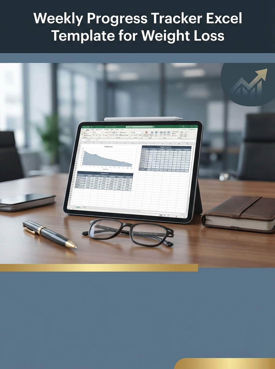 Weekly Progress Tracker Excel Template for Weight Loss