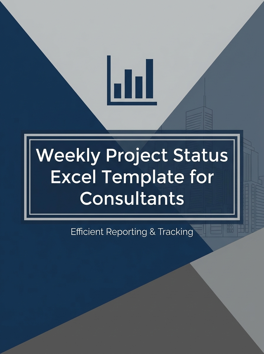 Weekly Project Status Excel Template for Consultants