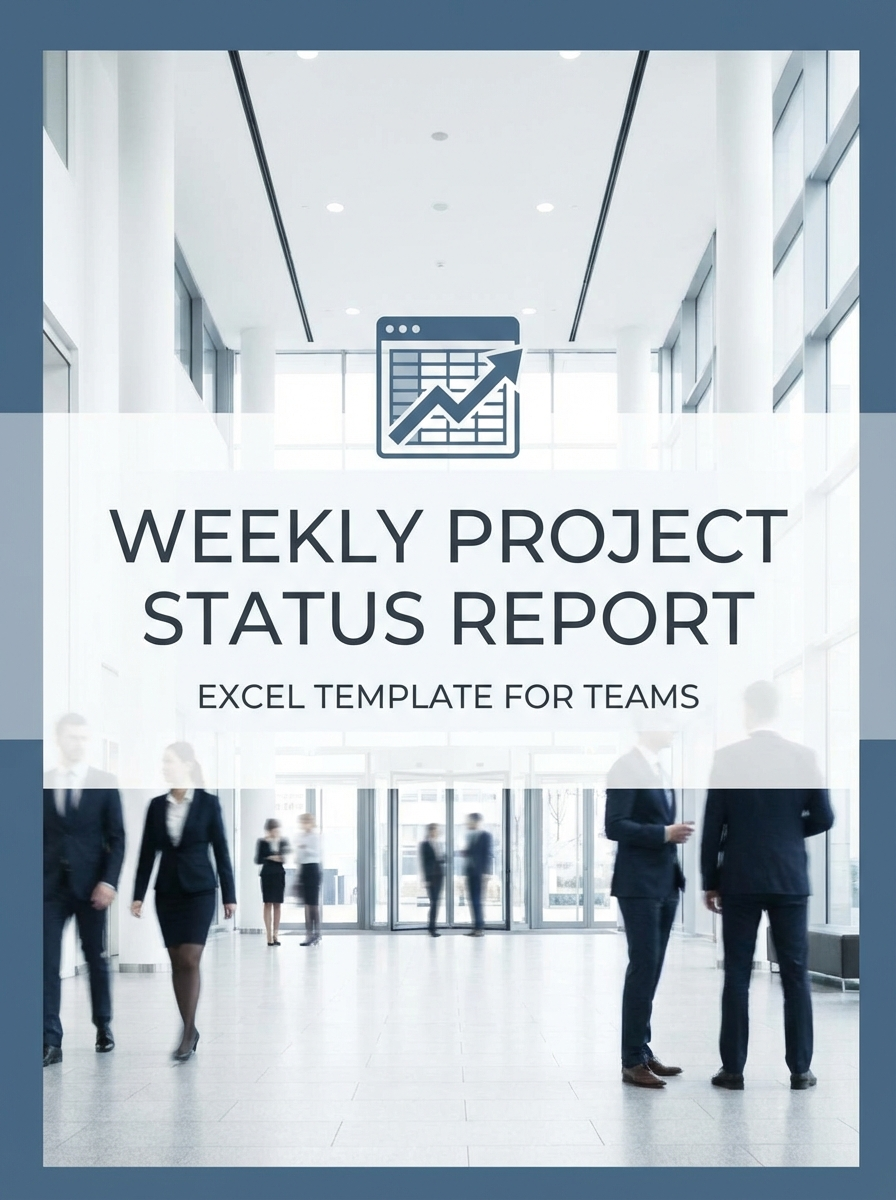 Weekly Project Status Report Excel Template for Teams