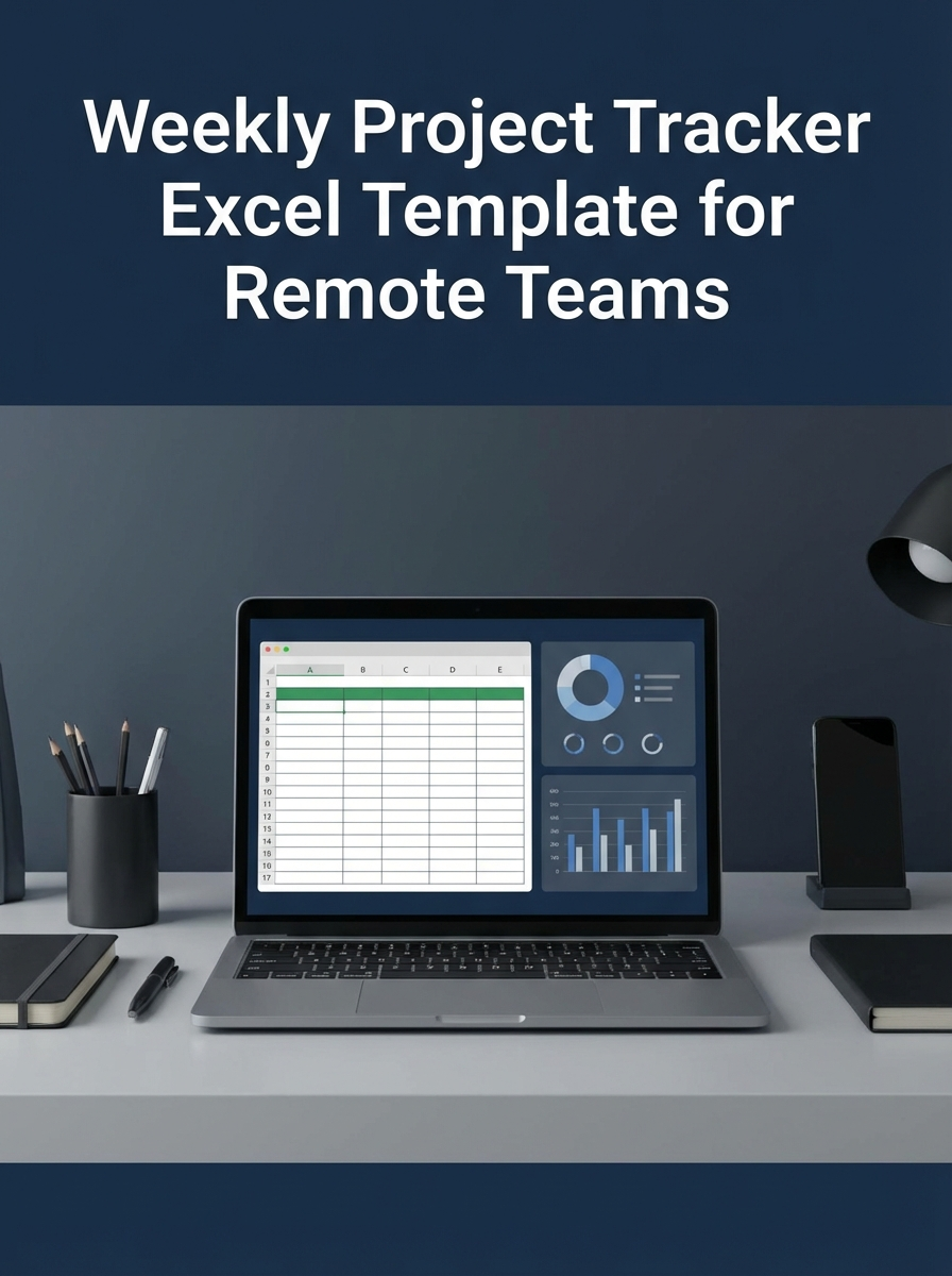 Weekly Project Tracker Excel Template for Remote Teams