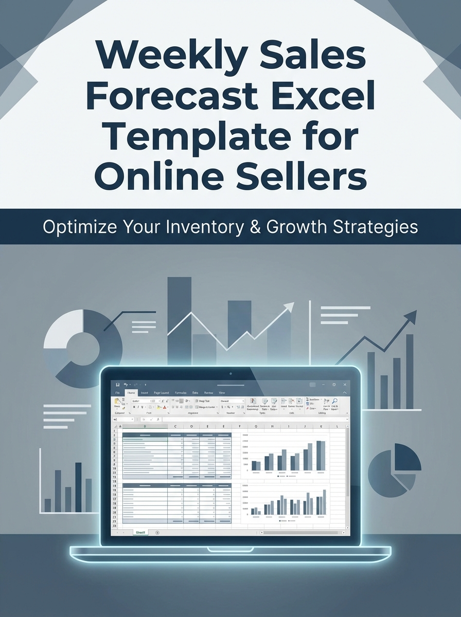 Weekly Sales Forecast Excel Template for Online Sellers