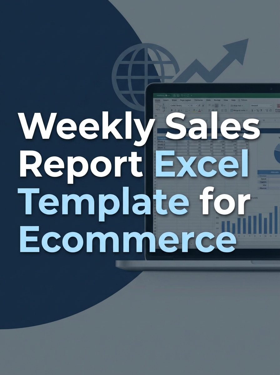 Weekly Sales Report Excel Template for Ecommerce