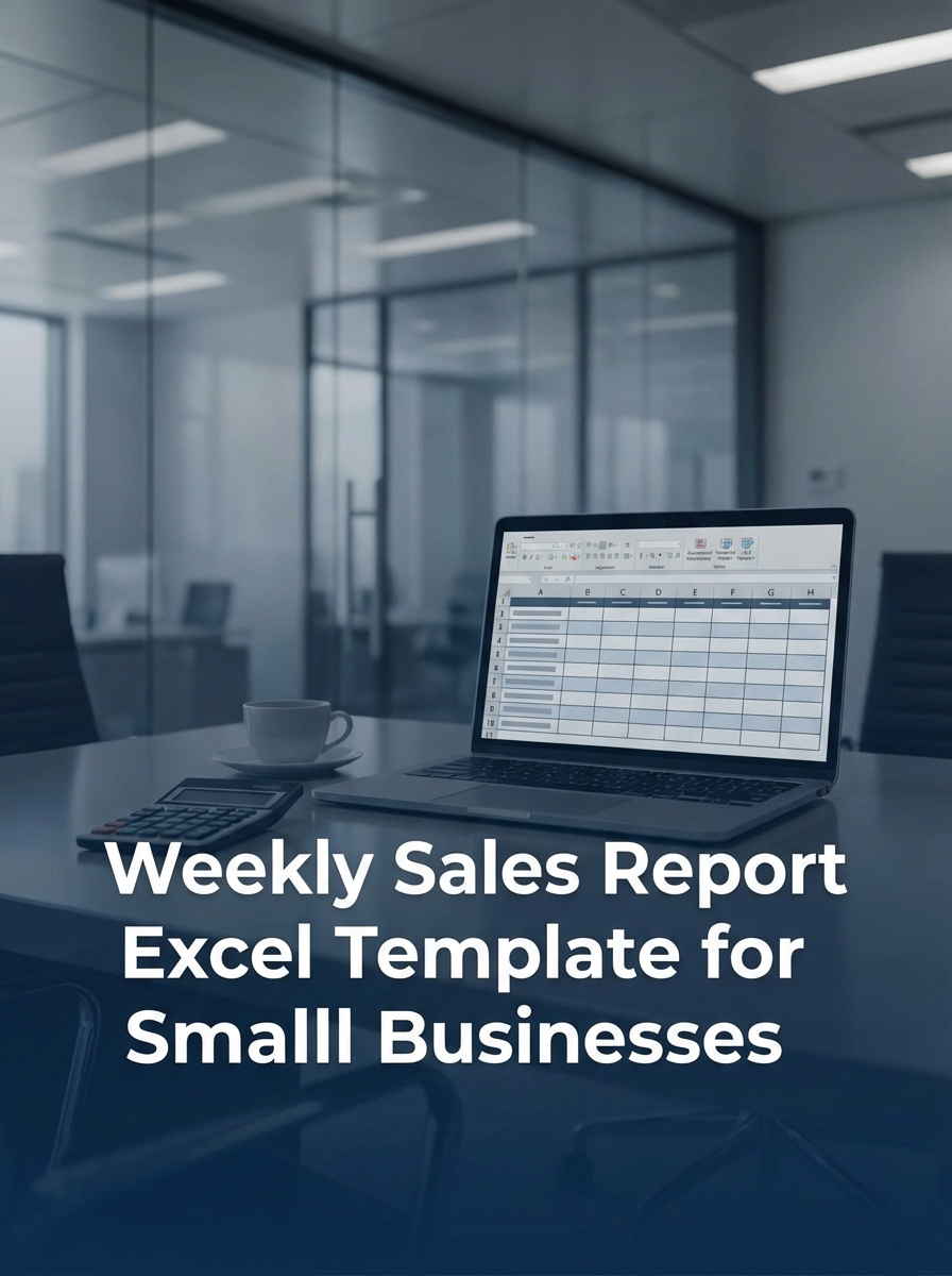 Weekly Sales Report Excel Template for Small Businesses