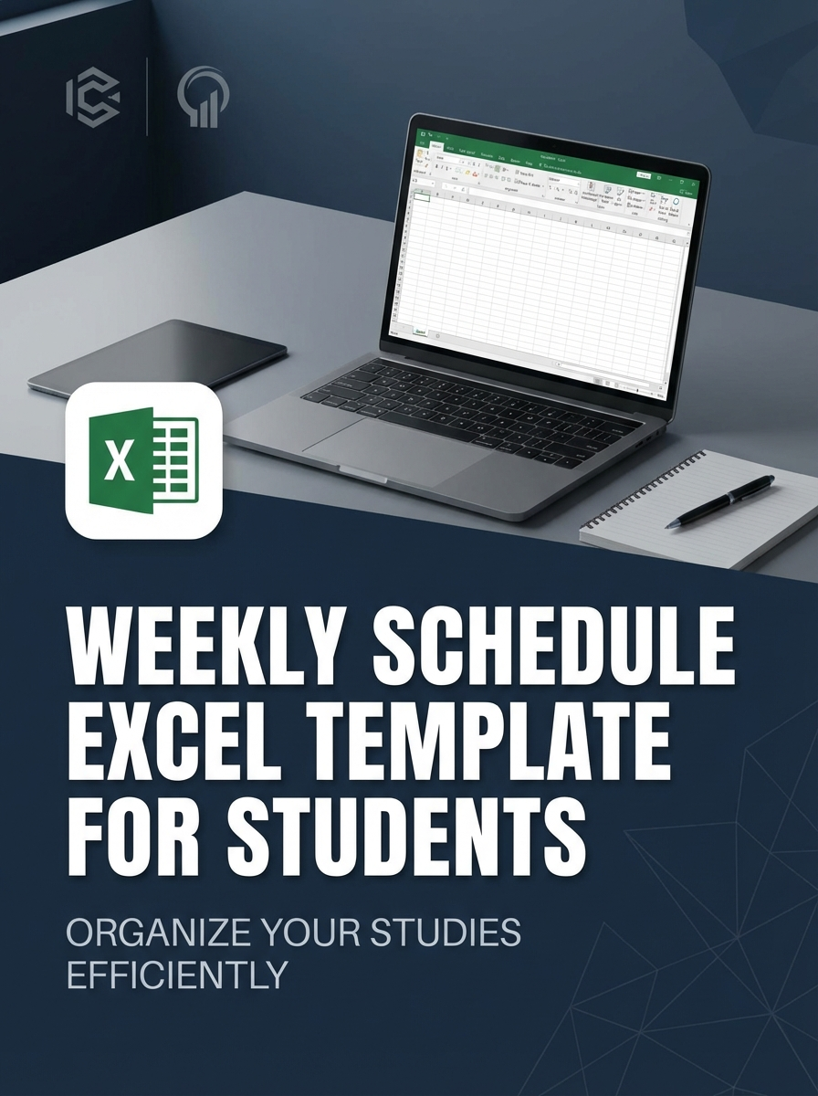 Weekly Schedule Excel Template for Students