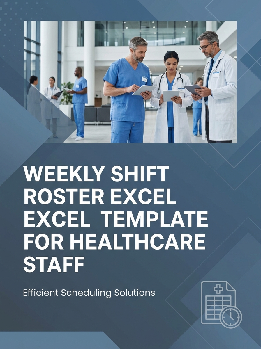 Weekly Shift Roster Excel Template for Healthcare Staff