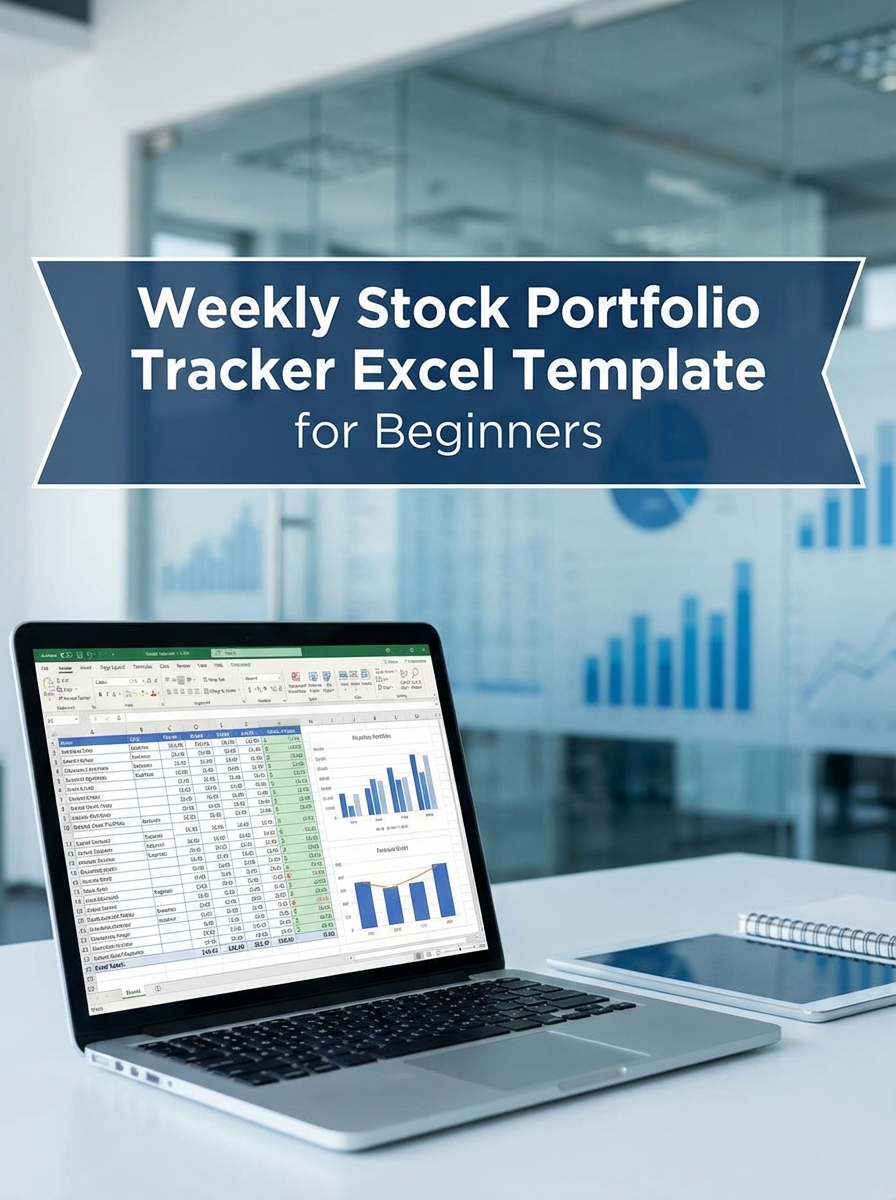 Weekly Stock Portfolio Tracker Excel Template for Beginners