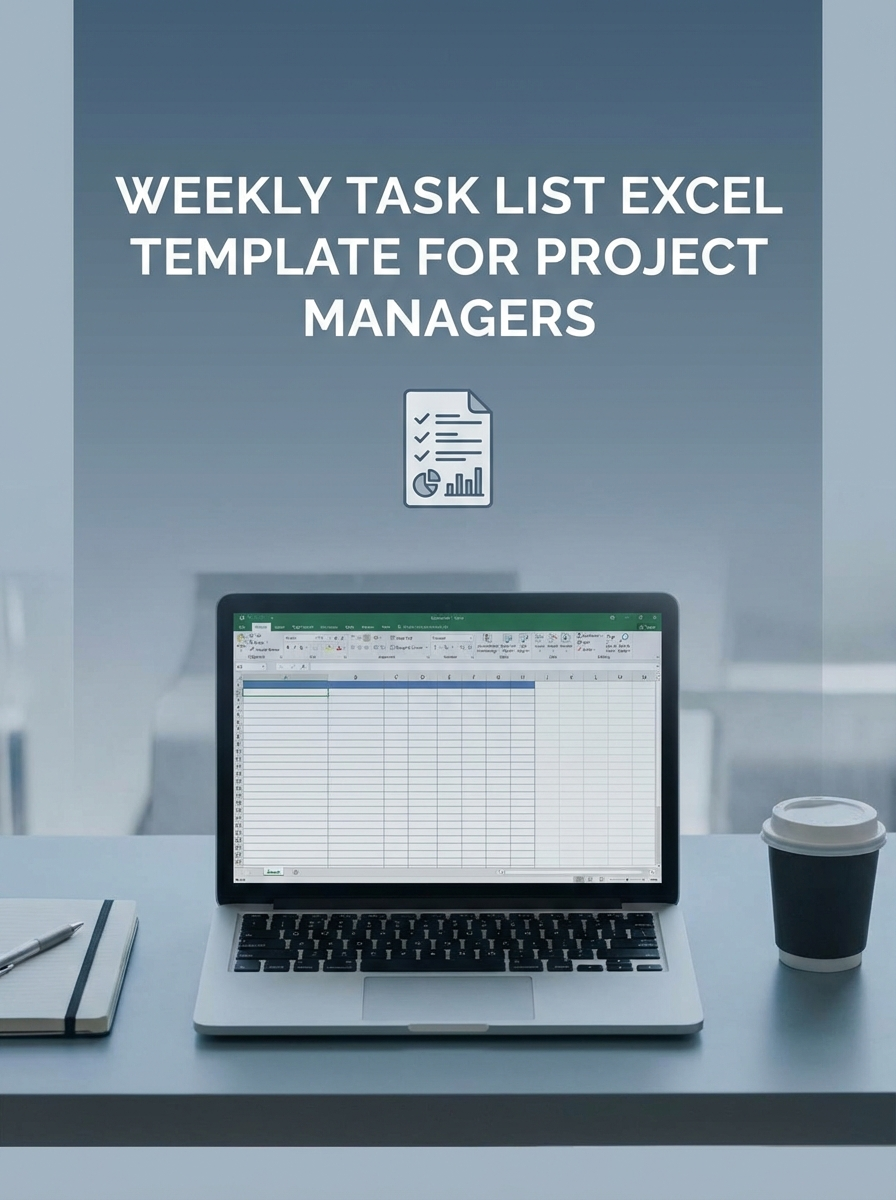 Weekly Task List Excel Template for Project Managers