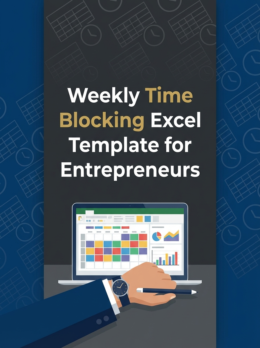 Weekly Time Blocking Excel Template for Entrepreneurs