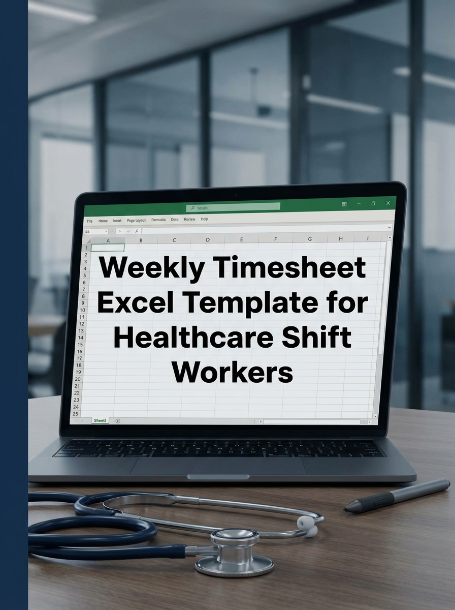 Weekly Timesheet Excel Template for Healthcare Shift Workers
