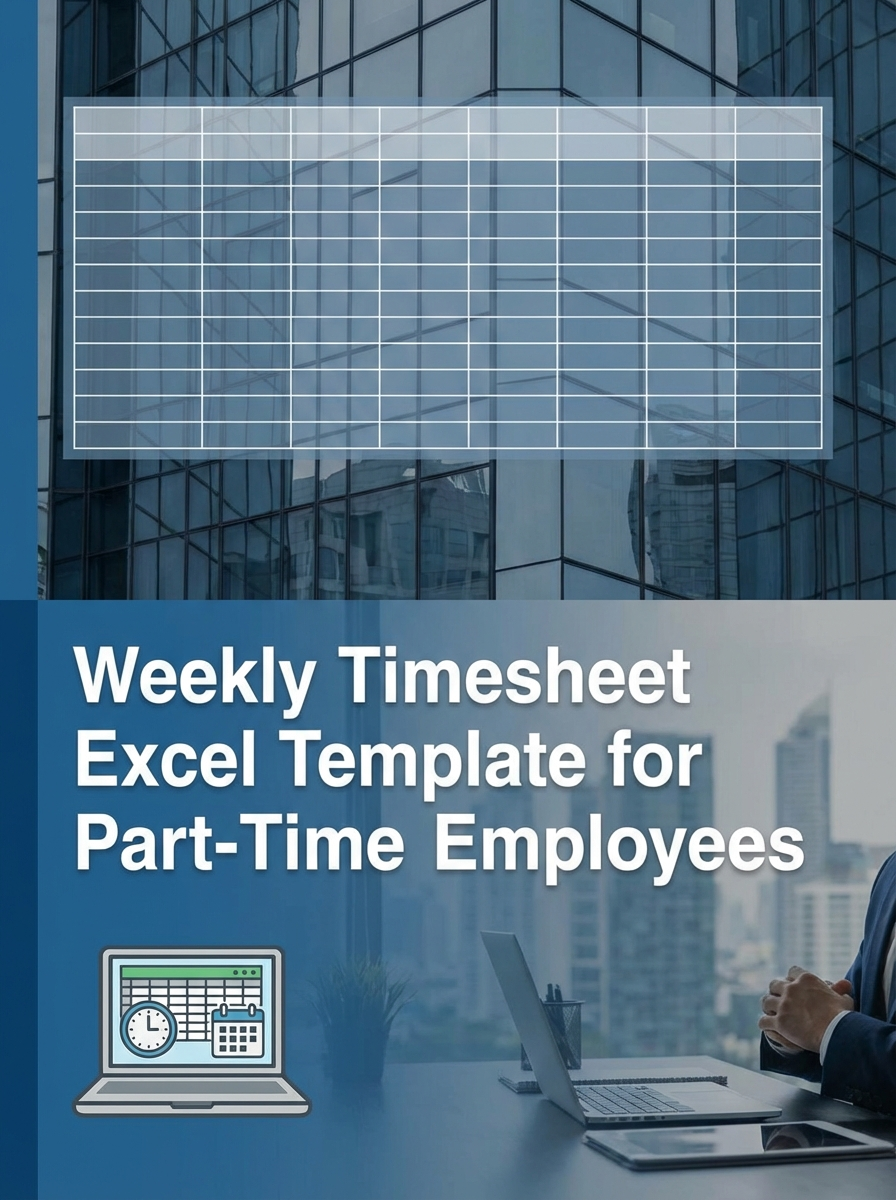 Weekly Timesheet Excel Template for Part-Time Employees
