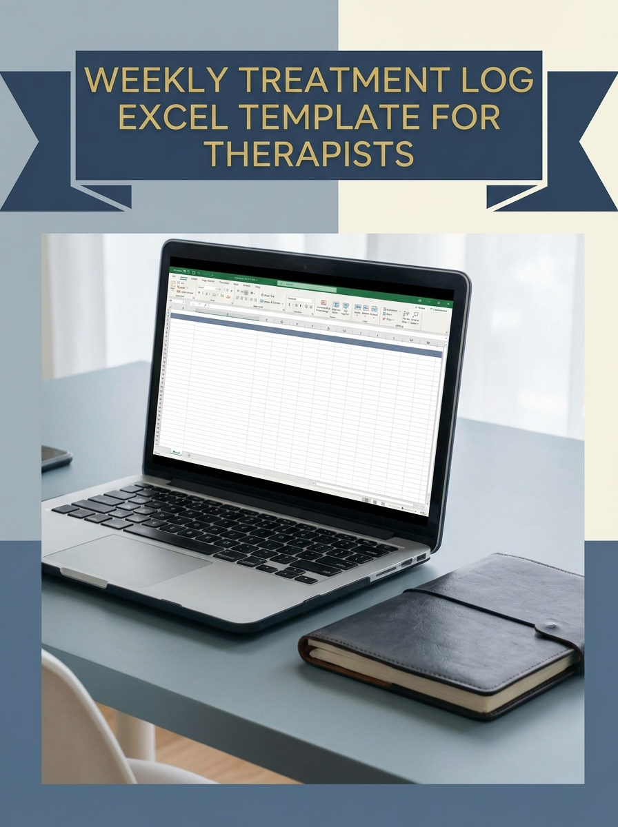 Weekly Treatment Log Excel Template for Therapists