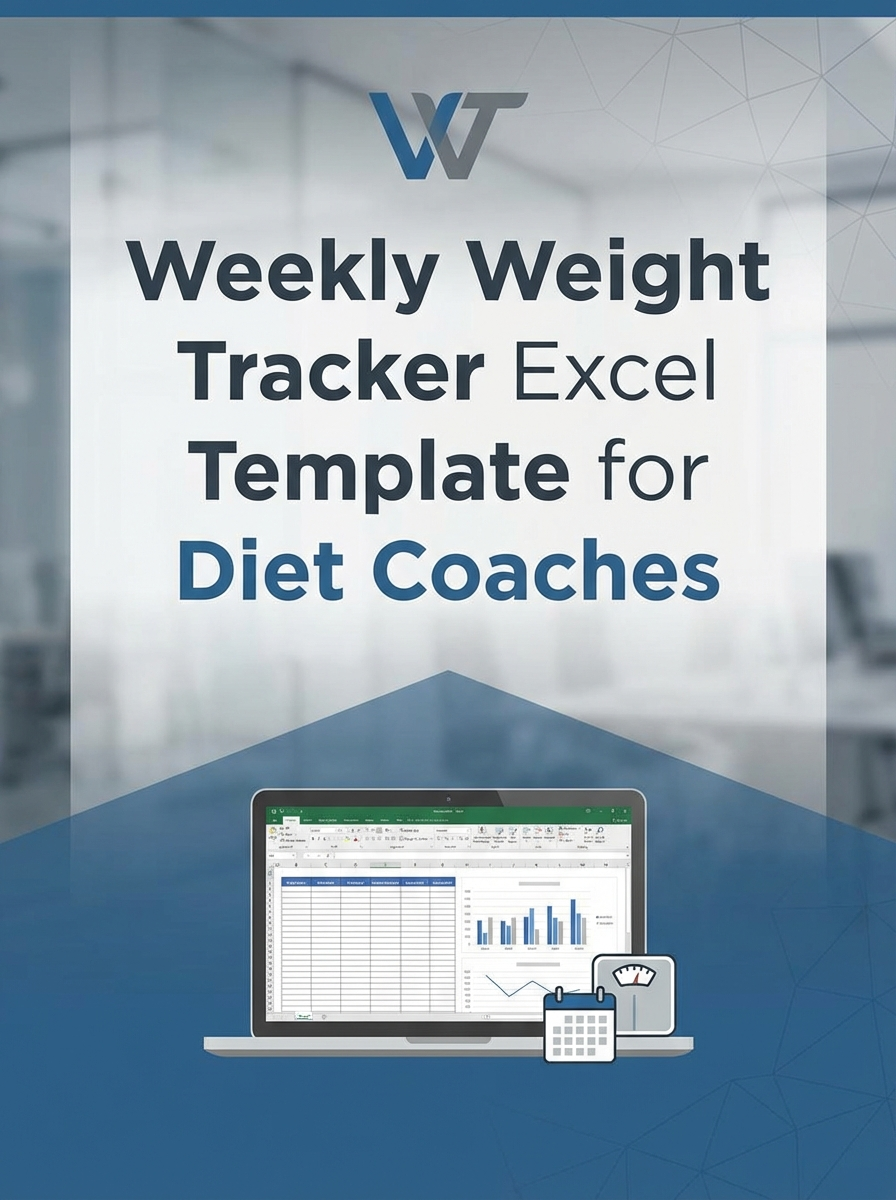 Weekly Weight Tracker Excel Template for Diet Coaches
