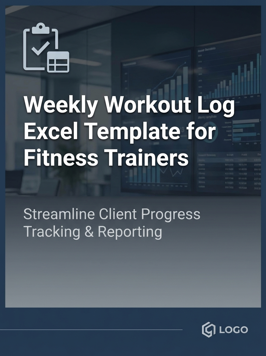Weekly Workout Log Excel Template for Fitness Trainers
