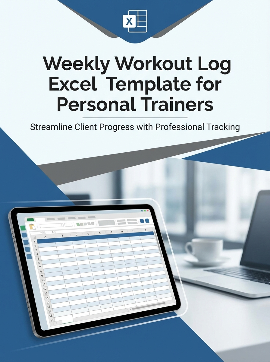 Weekly Workout Log Excel Template for Personal Trainers